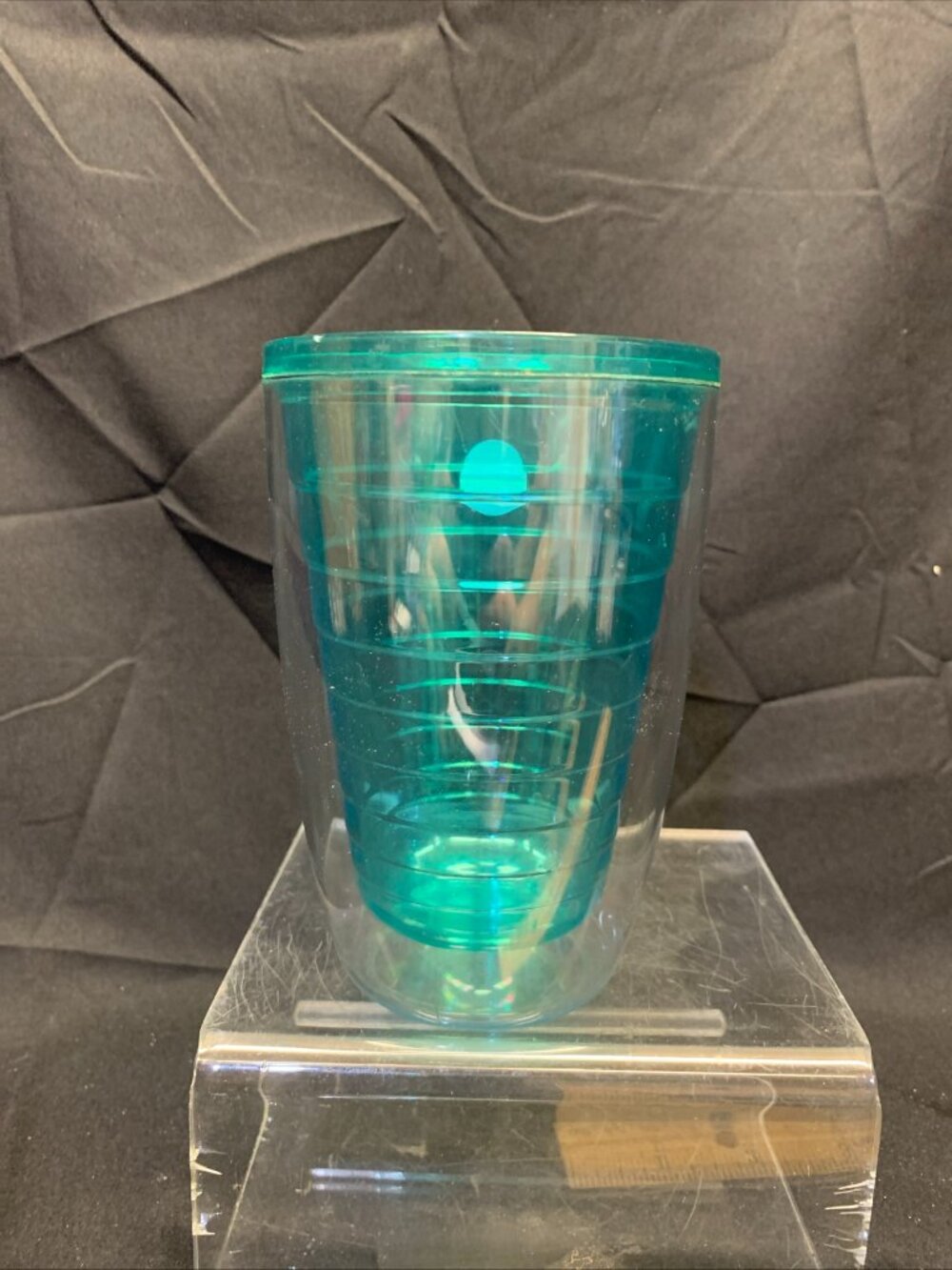 VTG No 419-16 16oz Tervis Classic Insulated Tumbler Lot of 2 Clear Outer Wall